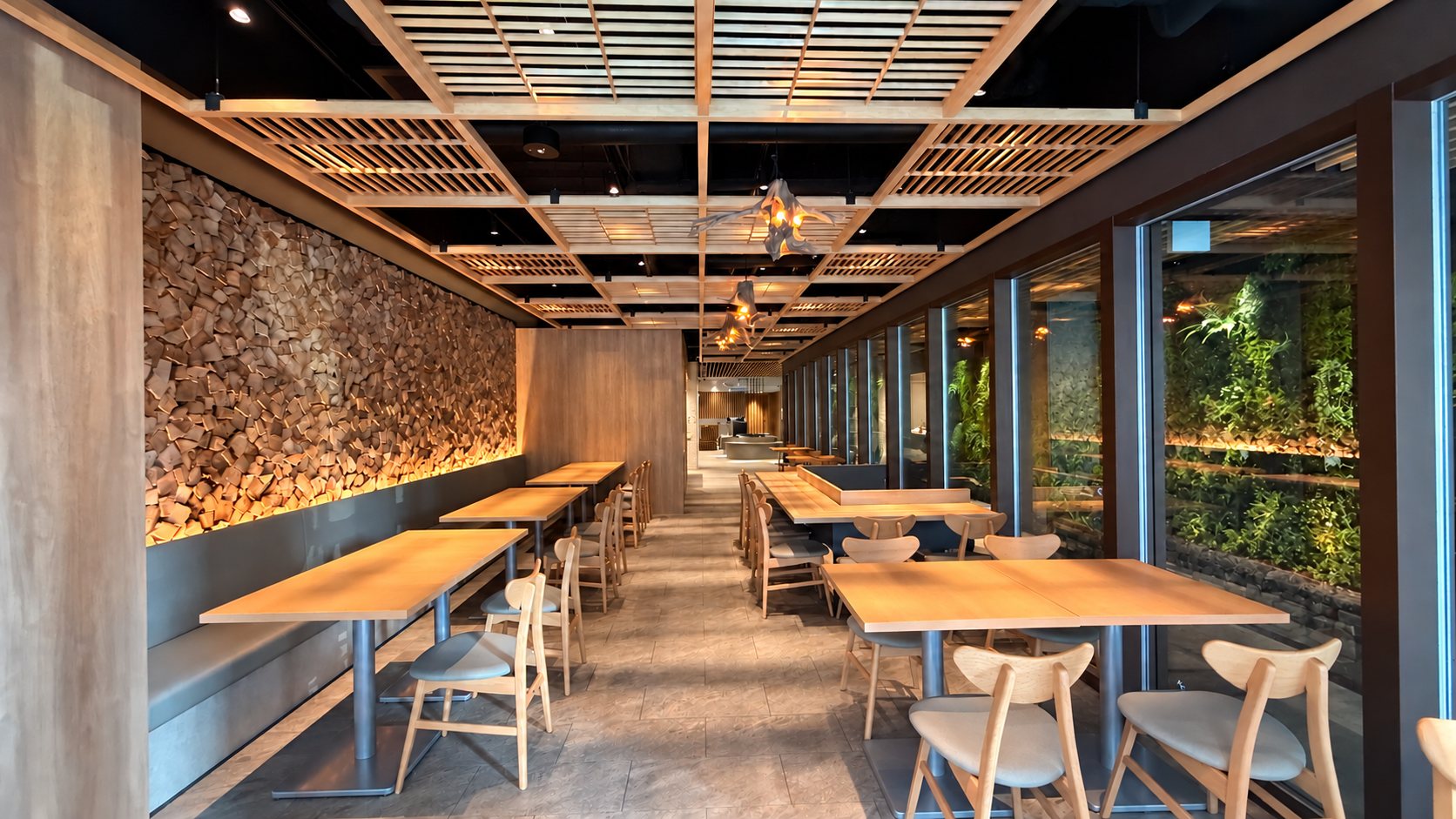 京都祇園茶寮 Associe の店内